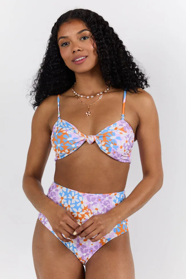 Reversible Golden Soul Bikini Top PINK LILY