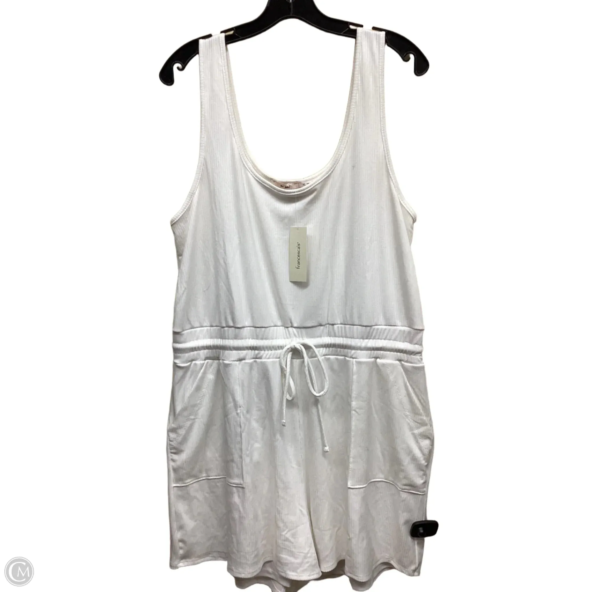 Romper By Mi Ami In White, Size: Xl