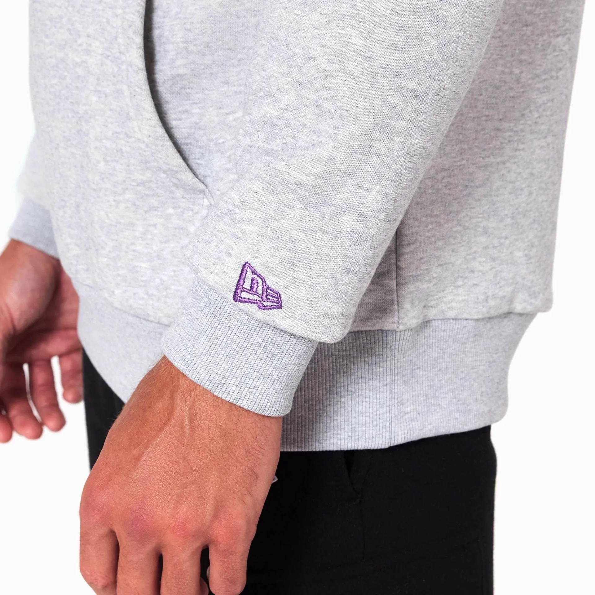 Sacramento Kings NBA Grey Pullover Hoodie NEW ERA