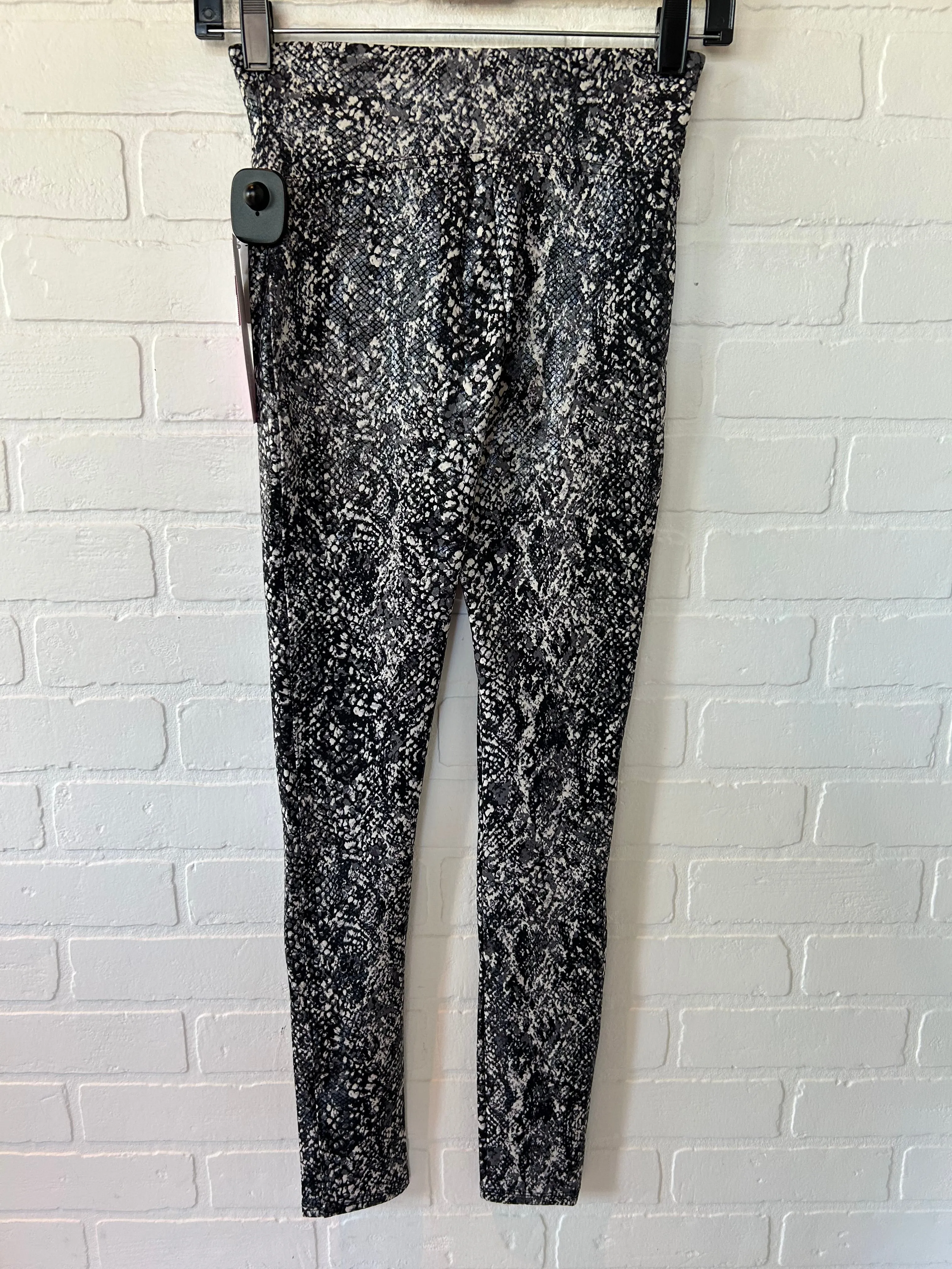 Snakeskin Print Pants Leggings Spanx, Size 4