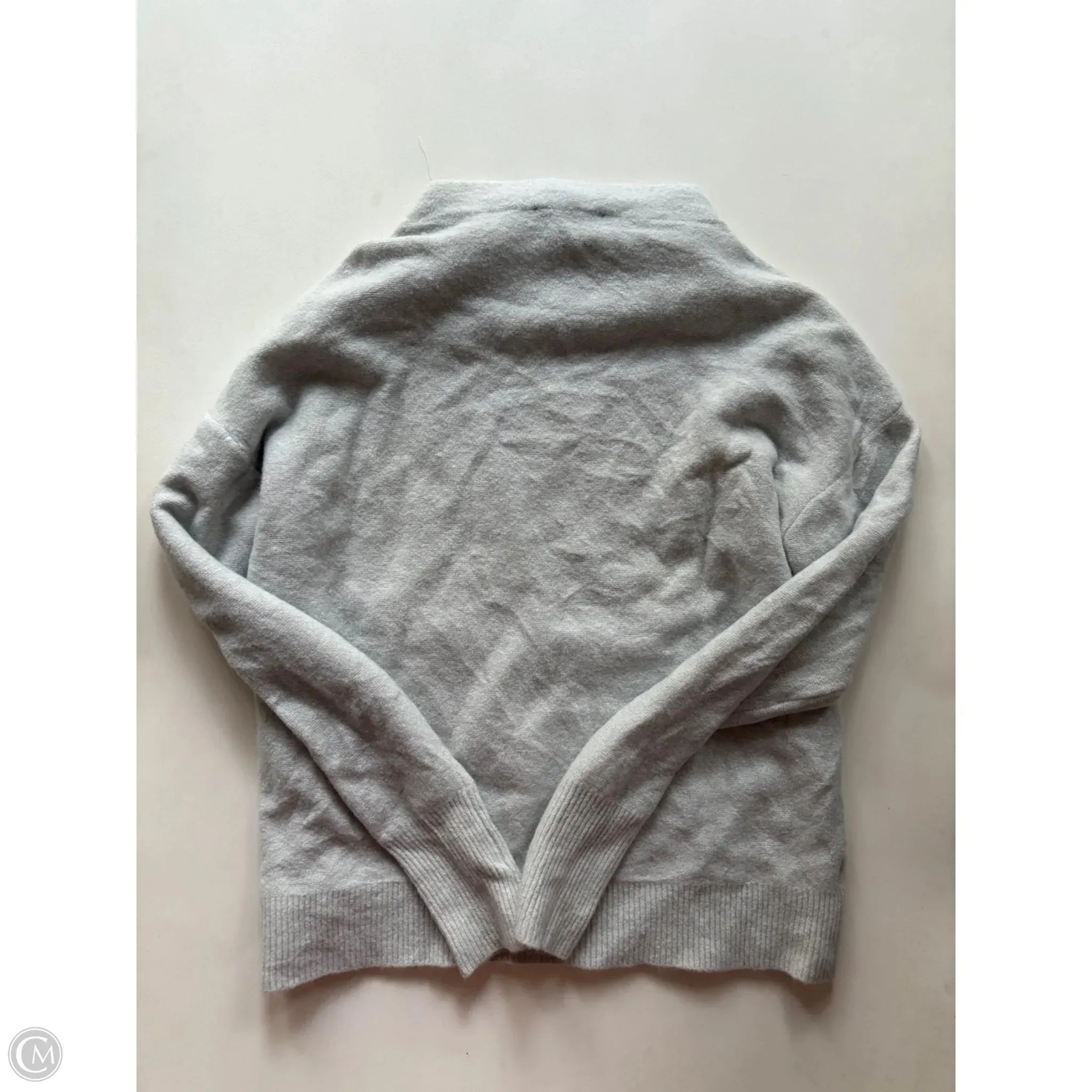 Sweater By Ann Taylor In Grey, Size: Xs