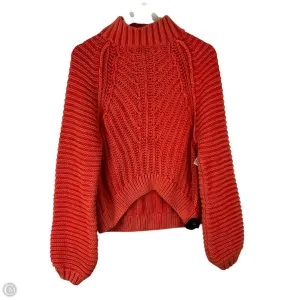 Sweater By Free People In Orange, Size: S