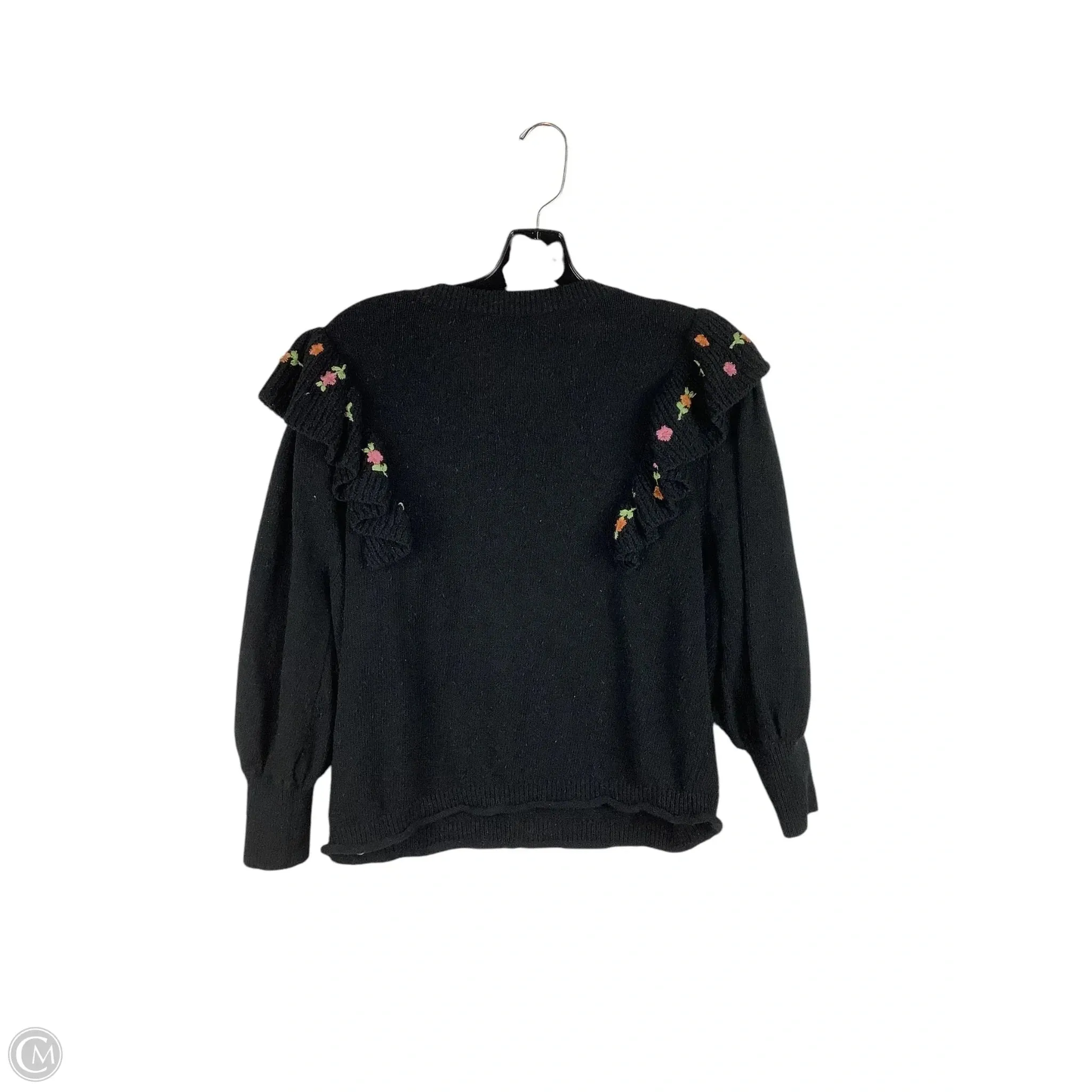 Sweater By Something Navy In Black, Size: S