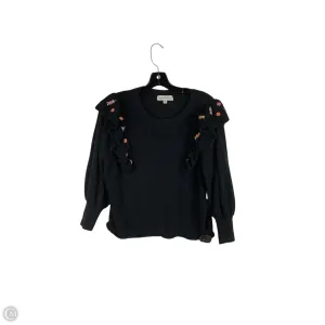 Sweater By Something Navy In Black, Size: S