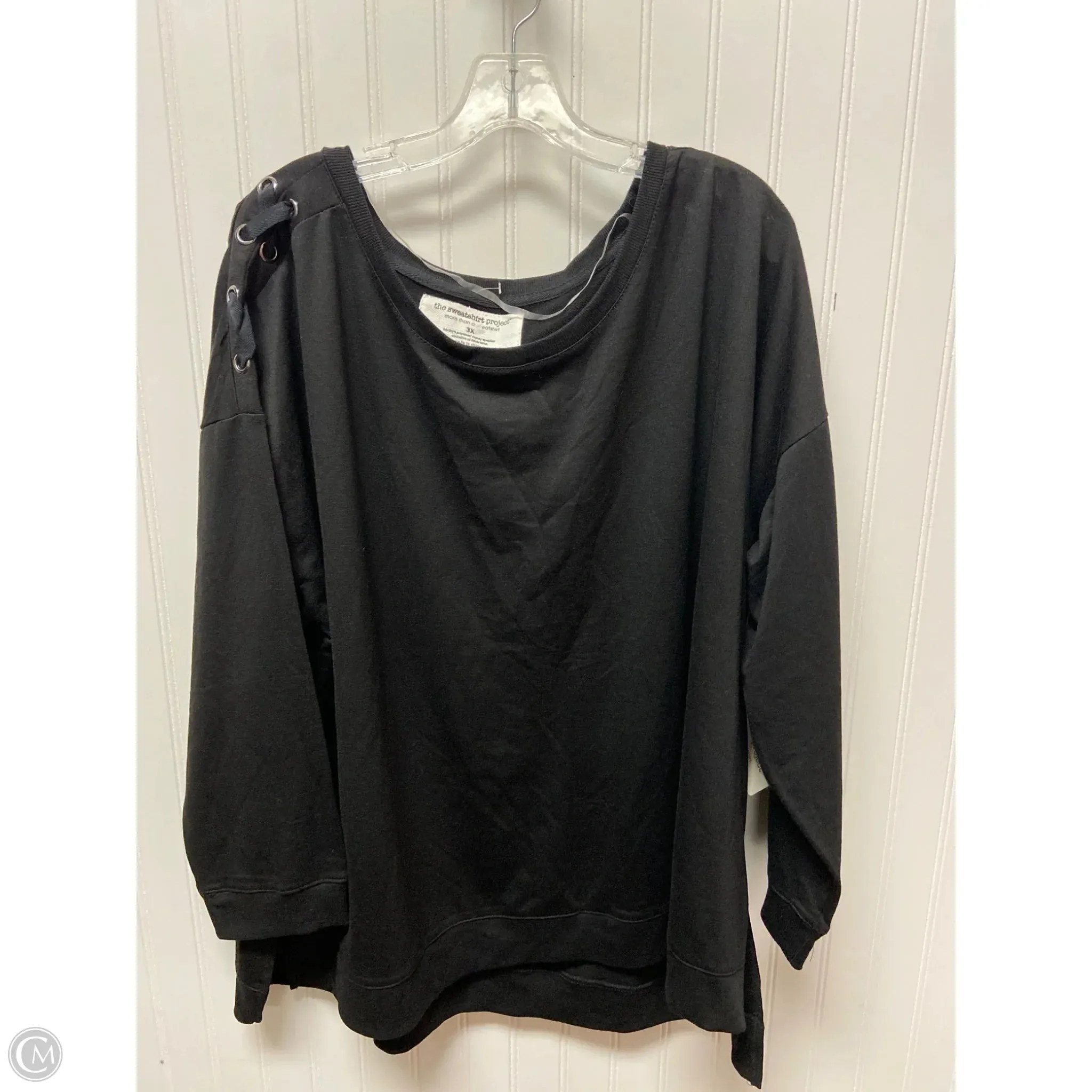 Sweater By Sweater Project In Black, Size: 3x