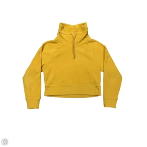 Sweatshirt Collar By Old Navy In Yellow, Size: Xs