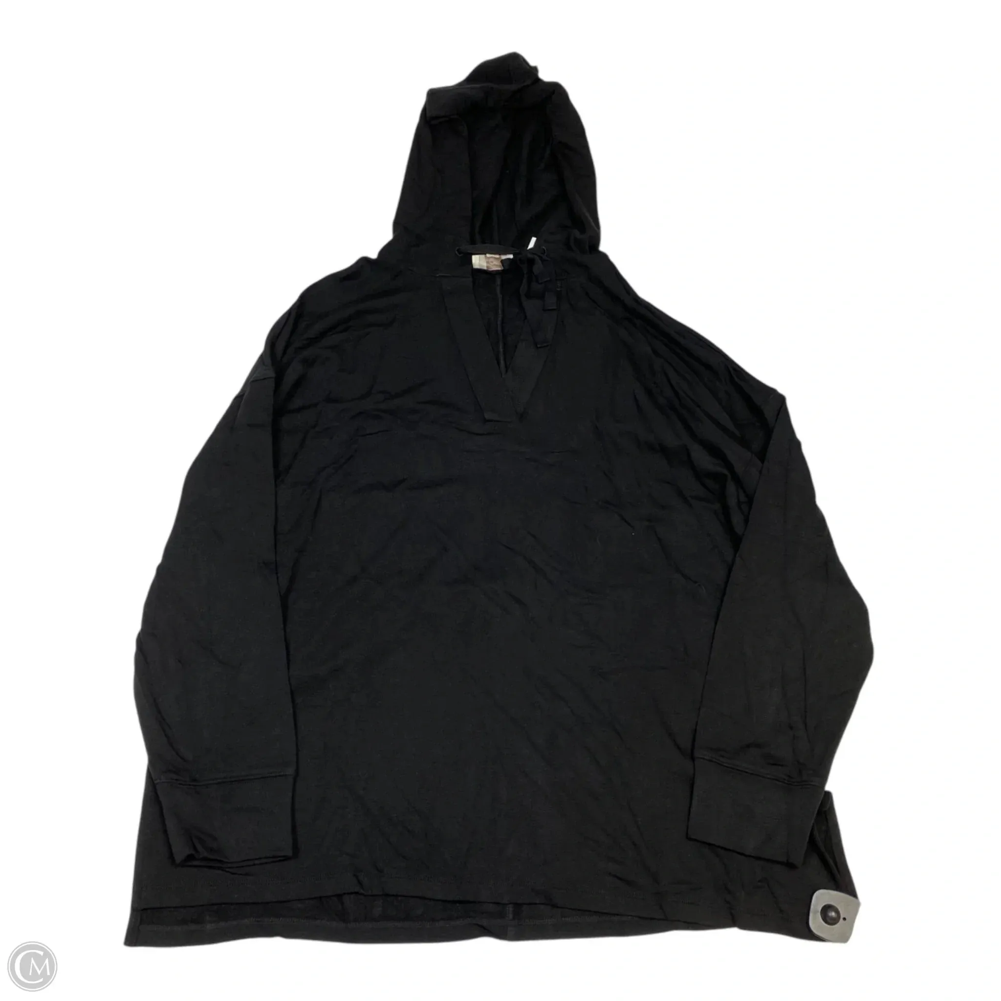 Sweatshirt Hoodie By Loft In Black, Size: Xl