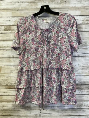 Top Ss By Entro In Floral Print, Size:M