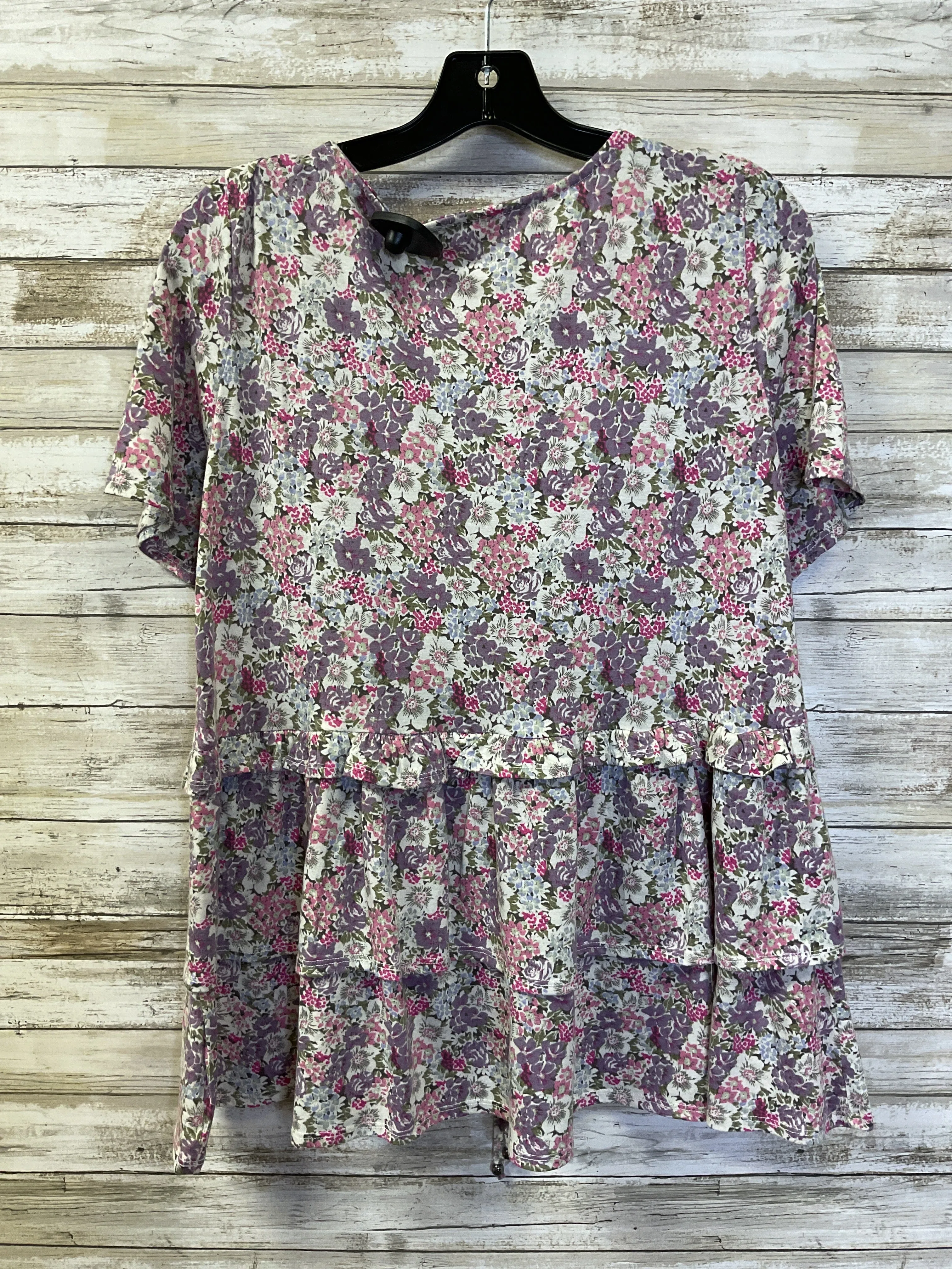 Top Ss By Entro In Floral Print, Size:M