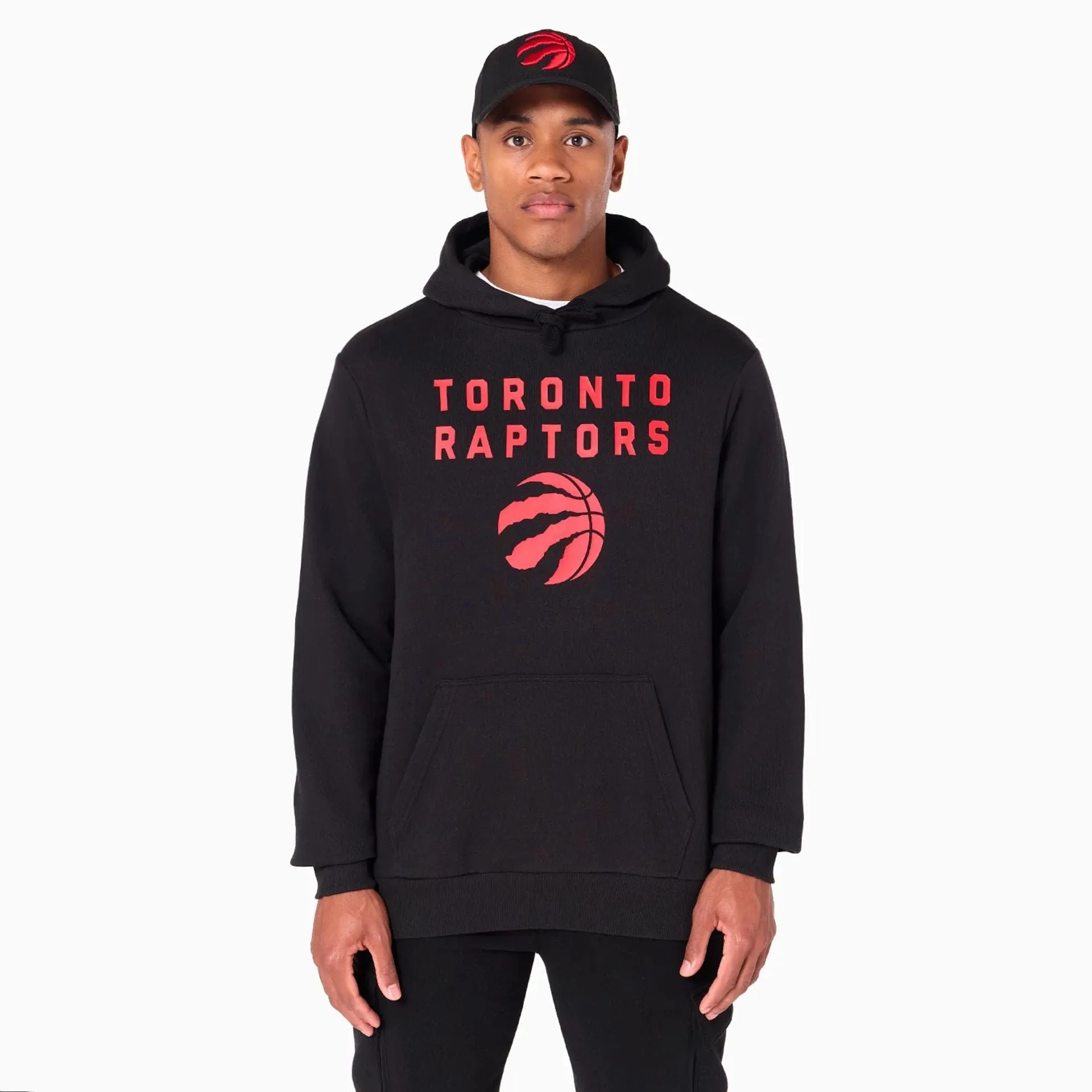 Toronto Raptors NBA Black Pullover Hoodie NEW ERA