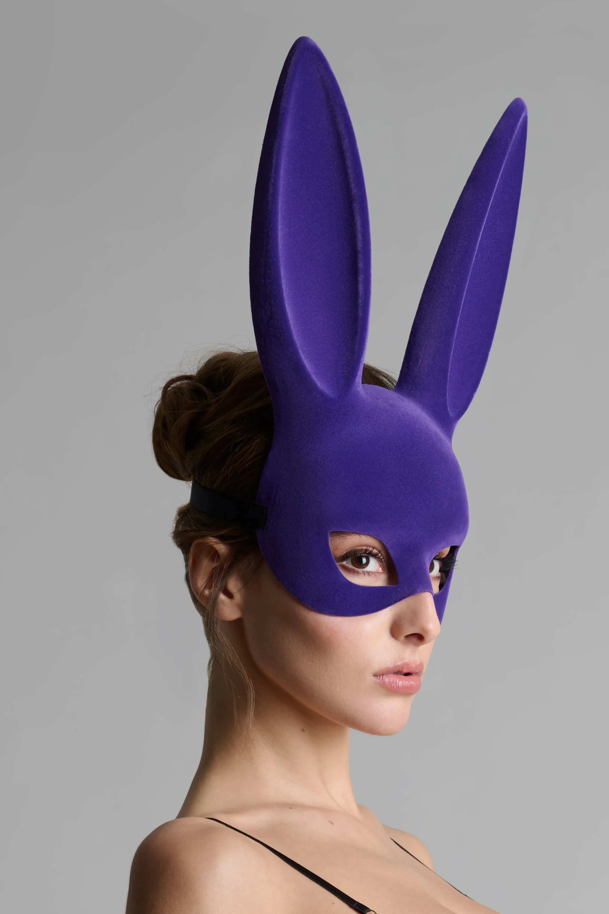 Velvet bunny mask - Les Ftiches Maison Close