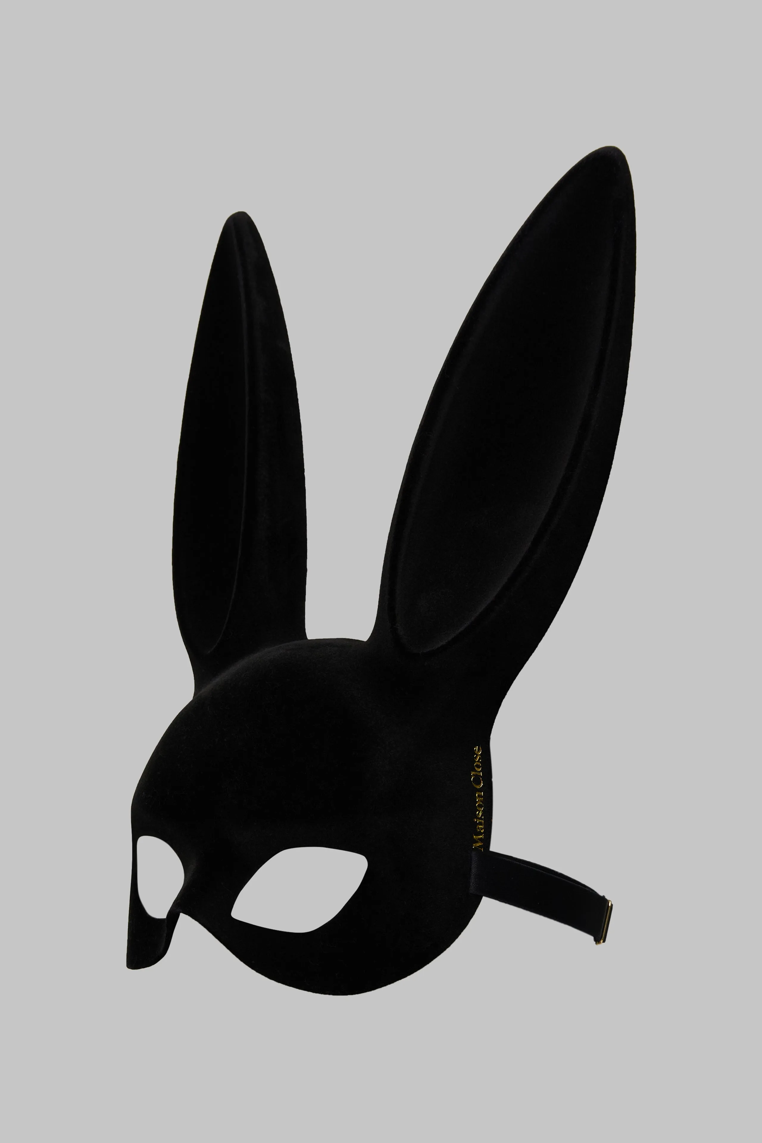 Velvet bunny mask with pompom - Les Ftiches Maison Close