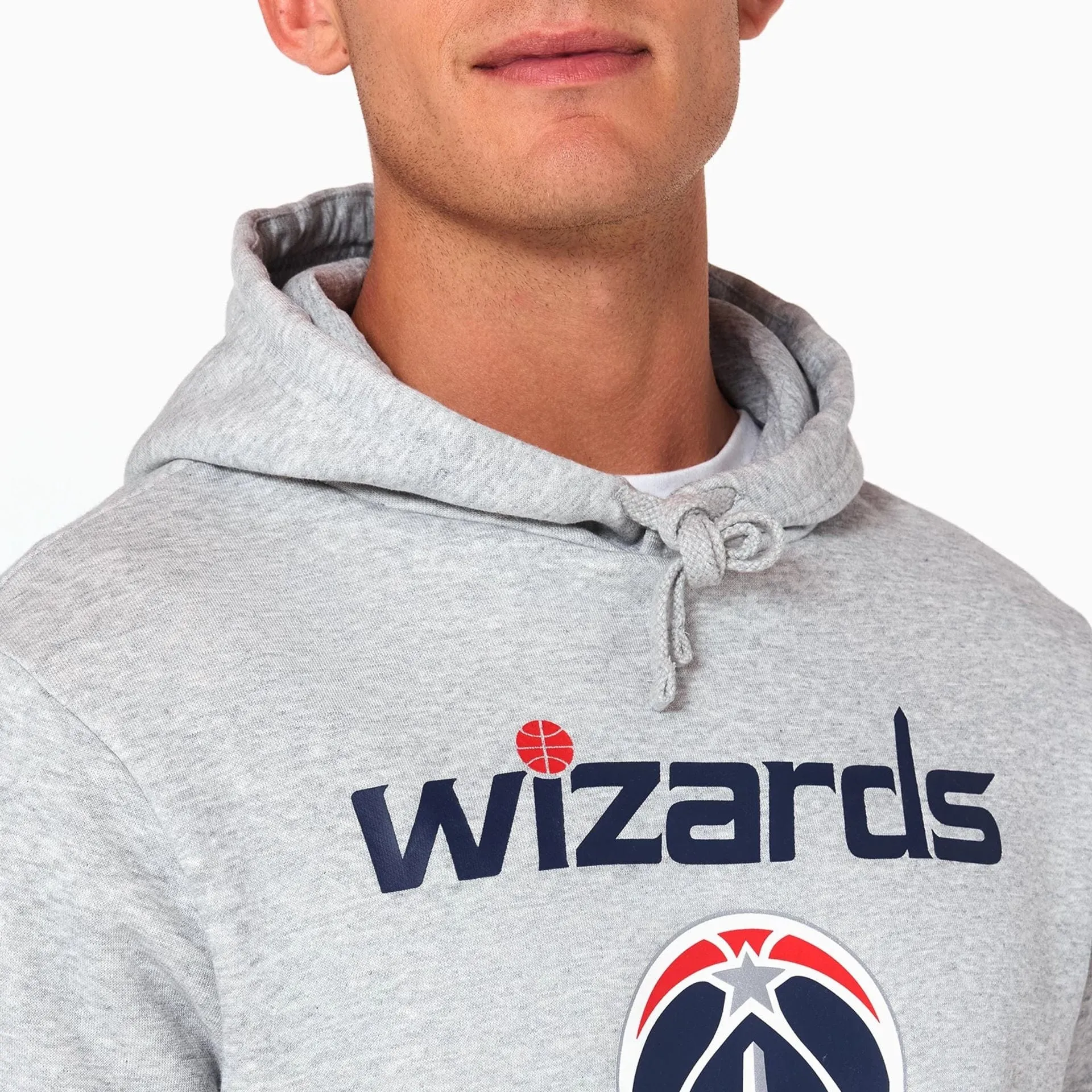Washington Wizards NBA Grey Pullover Hoodie NEW ERA