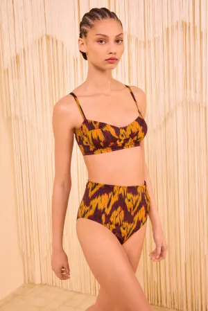 Zahara High Waisted Bikini Bottom - Terra Ulla Johnson